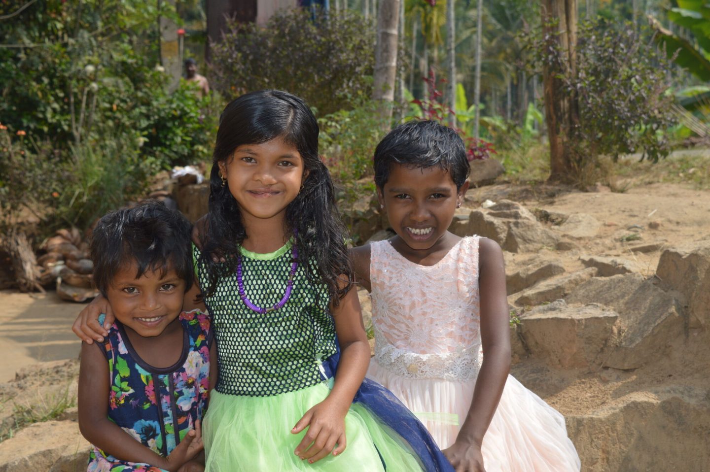 After the successful surgery: Soorya can finally be a normal child and play outside with other children.